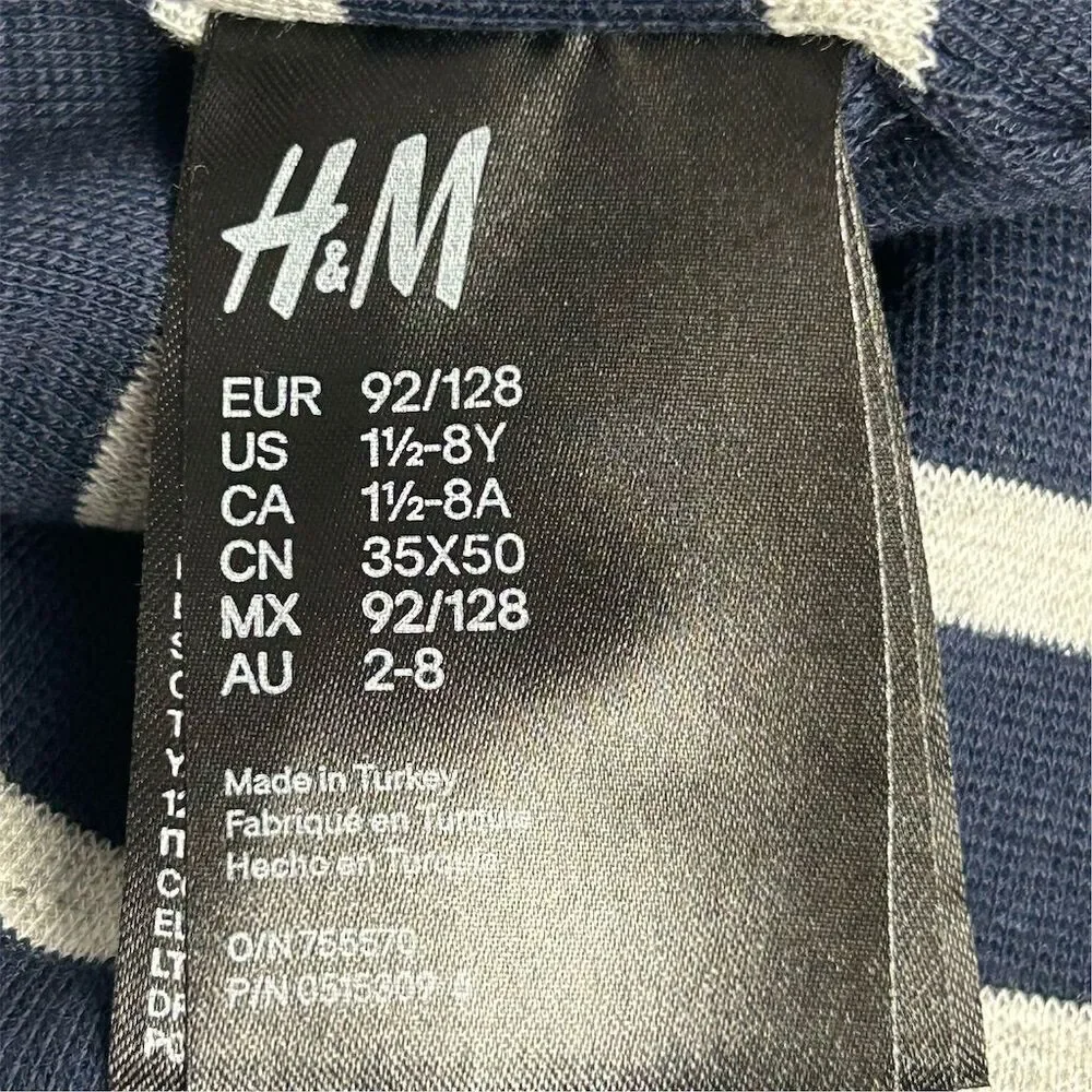 H&M Kids Multicolor Striped Neck Gaiter Unisex‎ Winter Accessory